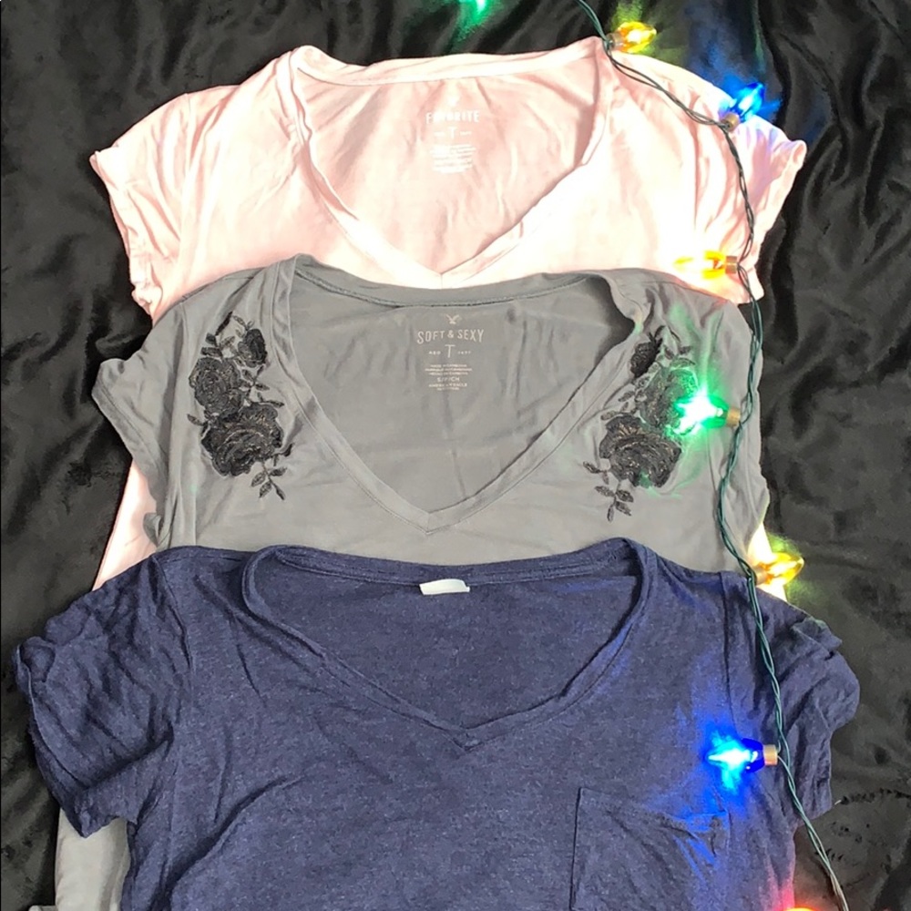 3 super soft tee’s